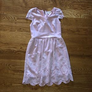 Pink Lace Dress